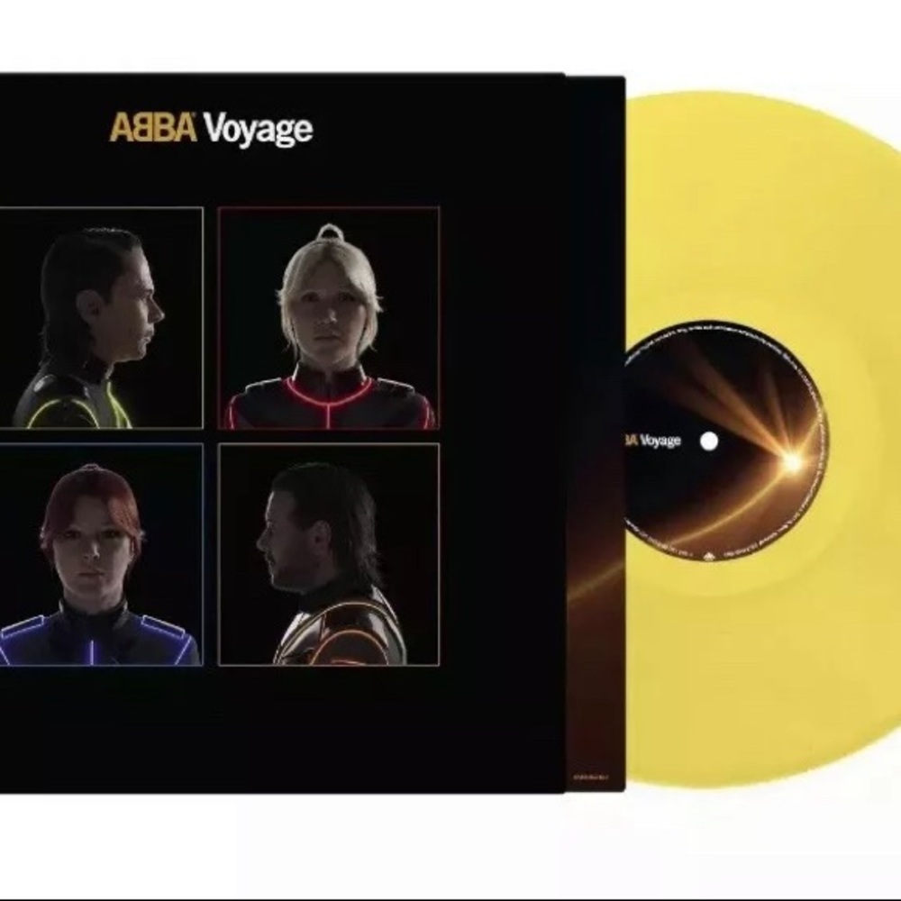 ABBA Voyage Exclusive Limited Edition Yellow Colored Vinyl LP